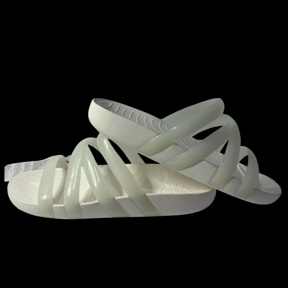 Crocs Women's Splash Strappy Sandals (Women) Sz 10 - Picture 1 of 12